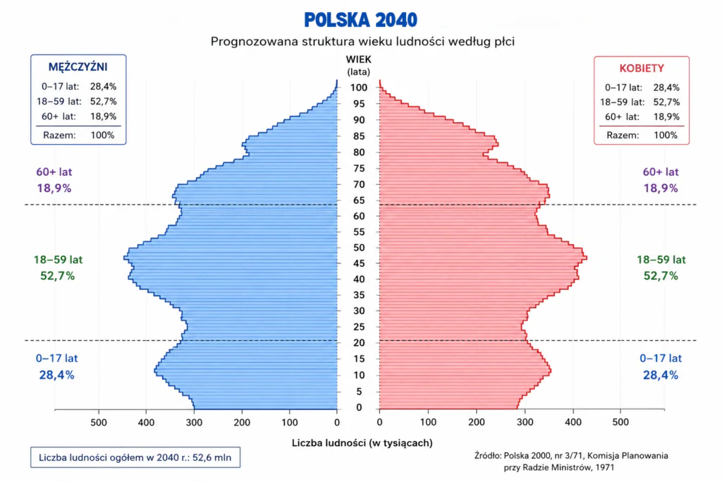 Demograficzne prognozy dla Polski 2040