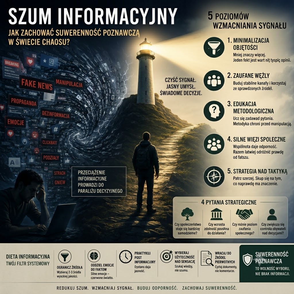Szum informacyjny. Jak zachować suwerenność poznawczą w świecie chaosu?