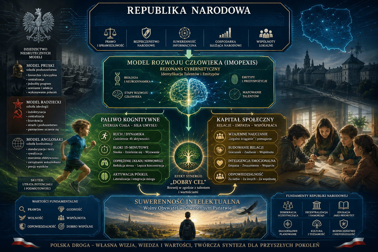 Suwerenność intelektualna w architekturze edukacyjnej Republiki Narodowej